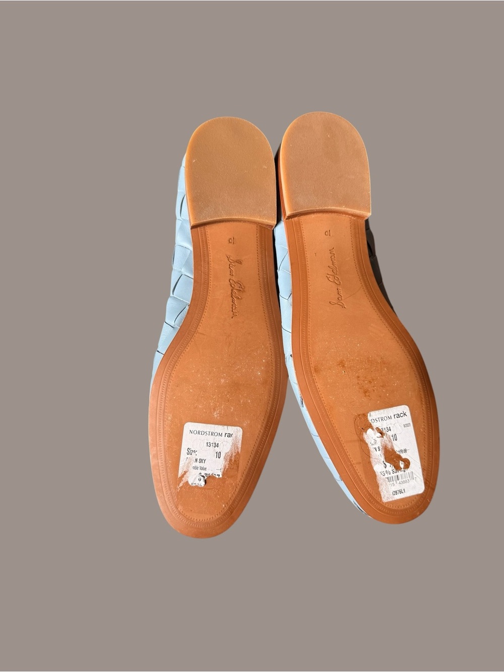 Sam Edelman Loraine Blue Woven Leather Loafers - New without Tags - Picture 8 of 10